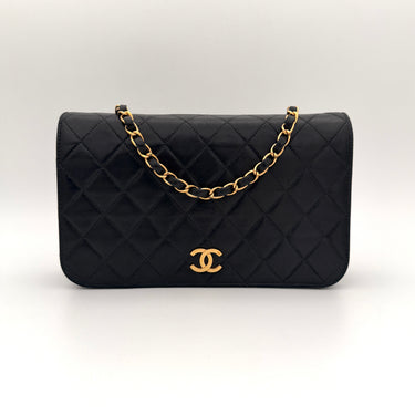Chanel full flap bag vintage gold hardware